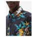 Černá pánská květovaná košile VANS Kessel SS Shirt