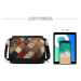 Patchwork crossbody kabelka se vzory