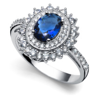 Oliver Weber Luxusní stříbrný prsten ve stylu Kate Pure 63270