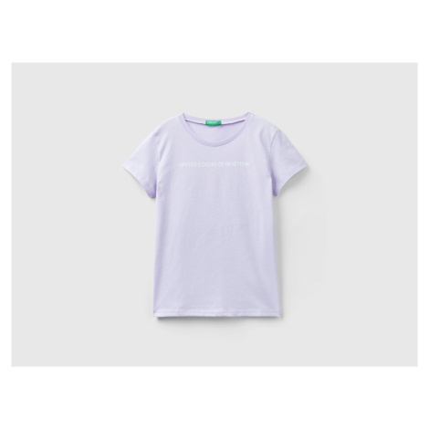 Benetton, 100% Cotton T-shirt With Logo United Colors of Benetton