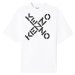 Pánské bílé triko s potiskem loga KENZO FA65TS5024SJ.01 T-SHIRT M