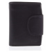 Kožená elegantní černá peněženka pro muže - Delami 1342CHA černá