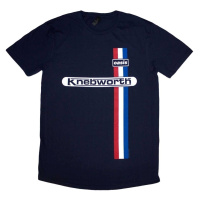 Oasis Tričko Knebworth Vertical Stripe Unisex Navy Blue