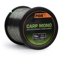 Fox Vlasec Carp Mono Low-Vis Green 1000m Nosnost: 20lb, Průměr: 0,38mm