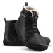 Dětské zimní barefoot boty Be Lenka Winter Kids - All Black