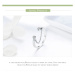 Stříbrný prsten s řetízkem a kamínky SCR216 LOAMOER