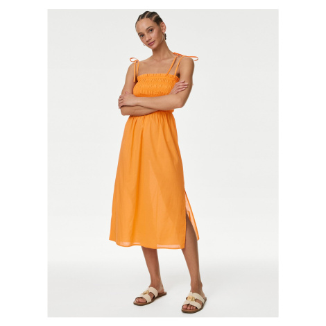 Oranžové dámské letní šaty Marks & Spencer