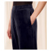 Sensual Velour Wide Leg Trousers - - TRIUMPH - TRIUMPH