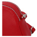 Menší dámská kožená kabelka Leather dream, červená