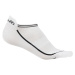 CASTELLI Cyklistické ponožky kotníkové - INVISIBLE LADY - bílá