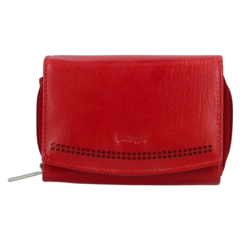 Trendy malá dámská peněženka Bellugio Ingwent, červená