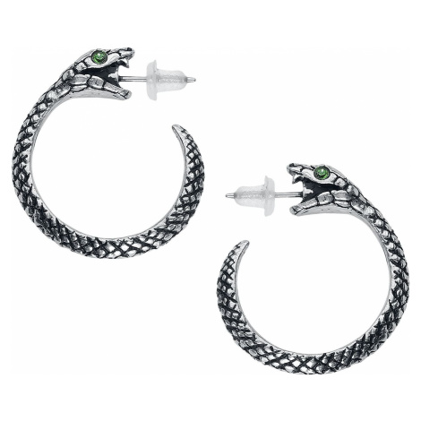 Alchemy Gothic Sophia Serpent Earrings sada náušnic stríbrná