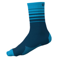 ALÉ Cyklistické ponožky klasické - ONE - modrá/světle modrá