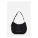 Kabelka karl lagerfeld k/weave hobo black-nickel