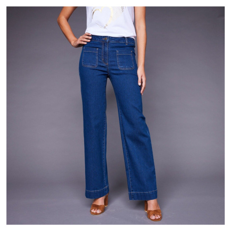 Široké džíny s vysokým pasem, malá postava Blancheporte