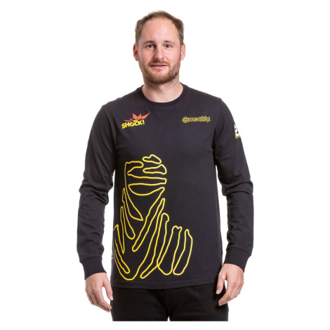 Meatfly pánské tričko s dlouhým rukávem Dakar Beduin Black | Černá