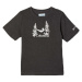 Columbia VALLEY CREED SHORT SLEEVE GRAPHIC SHIRT Dětské tričko, černá, velikost