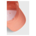 Bavlněná baseballová čepice adidas oranžová barva, s potiskem