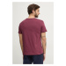 Bavlněné tričko Alpha Industries Basic T-Shirt červená barva, s potiskem, 100501.184