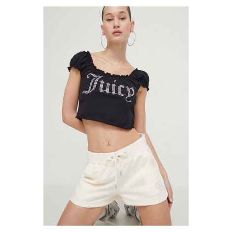 Top Juicy Couture dámský, černá barva