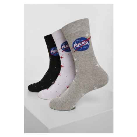Ponožky Mister Tee NASA Insignia Socks 3-Pack