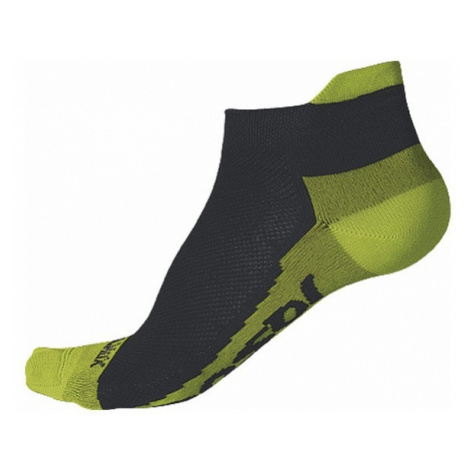 Ponožky SENSOR Race Coolmax Invisible černá/limetka