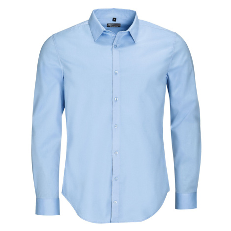 SOĽS Blake Men Pánská košile s dlouhým rukávem SL01426 Light blue SOL'S
