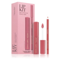 Pierre René Professional Lip Kit dárková sada na rty 05 Peony Fusion 2 ks