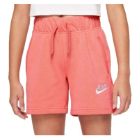 Nike SPORTSWEAR CLUB Dívčí šortky, lososová, velikost