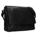 Pánská kožená taška přes rameno SendiDesign Morels - černá