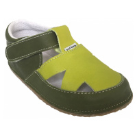 Bosé sandálky Pegres 1096 zelené