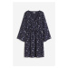 H & M - MAMA Šifonové šaty na kojení - modrá