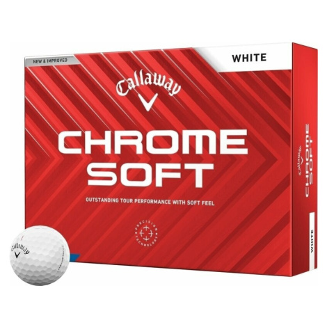 Callaway Chrome Soft 2024 White Golf Balls Basic