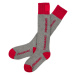Art Of Polo Unisex's Socks sk22253-1 Grey