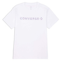 Converse WORDMARK SS TEE Dámské tričko, bílá, velikost