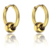 Marc Malone Pozlacené kruhové náušnice Everly Gold Earrings MCE23023G