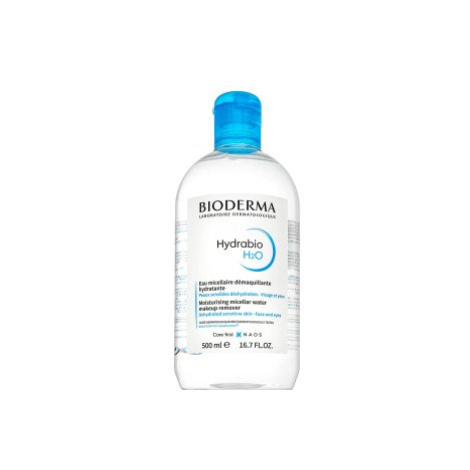 Bioderma Hydrabio odličovací micelární voda H2O Micellar Cleansing Water and Makeup Remover 500 