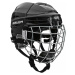 Bauer RE-AKT 100 Helmet Combo Černá Hokejová helma