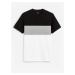 Bílo-černé pánské tričko Celio Febloc