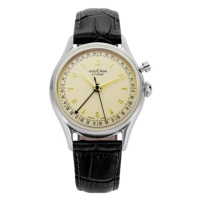 Vulcain Cricket Tradition 39 mm - Eggshell - Black Plain