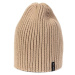 Finmark WINTER HAT Zimní pletená čepice, béžová, velikost