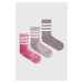 Ponožky adidas 3-pack růžová barva, IP2646