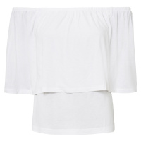 Bonprix BODYFLIRT Carmen tričko Barva: Bílá, Mezinárodní