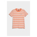 TRIČKO GANT D1. ICON G STRIPED SS T-SHIRT oranžová