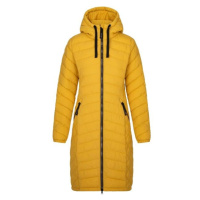 Loap JERUNA Dámský kabát, žlutá, velikost