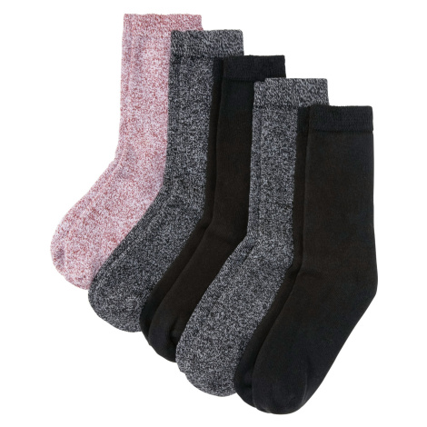 Termo froté ponožky s organickou bavlnou (5 párů v balení) Bonprix