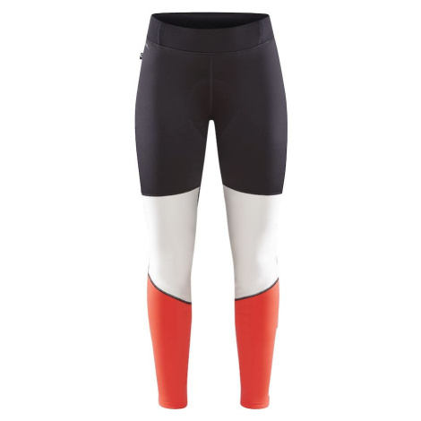 Dámské zateplené cyklokalhoty CRAFT Core Subz Lumen Wind Tights (C3) šedé