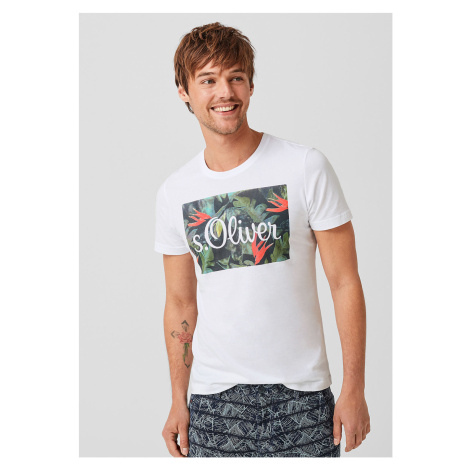s.Oliver pánské triko s logem 13.905.32.4281/01A2