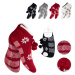 AYDEMIR Kotníkové zateplené dámské vánoční ponožky Barva: Červená