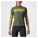 CASTELLI Cyklistický dres s krátkým rukávem - FENICE LADY - zelená/žlutá